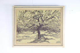 Litho Dick van Luijn 56/125 boomgaard