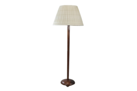 Houten vloerlamp