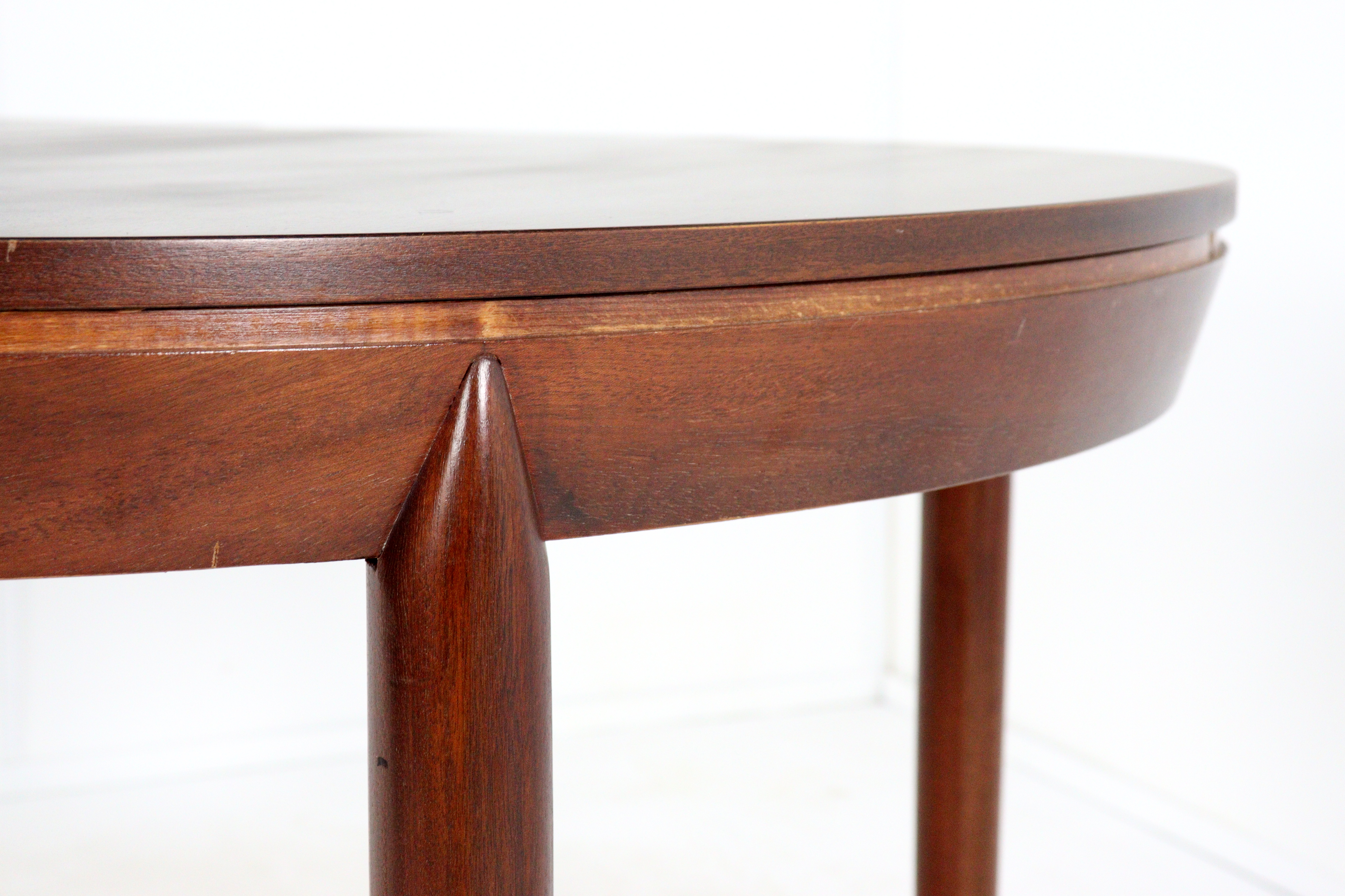 Palissander ovalen verlengbare eettafel 'Trespring'