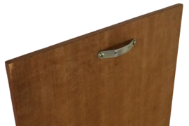 Wandspiegel op houten plaat