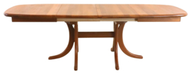 Deens design 2x verlengbare ovalen eettafel 'Skarrild'