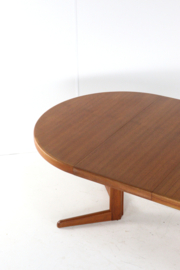 Ronde 2x verlengbare eettafel 'Blans'