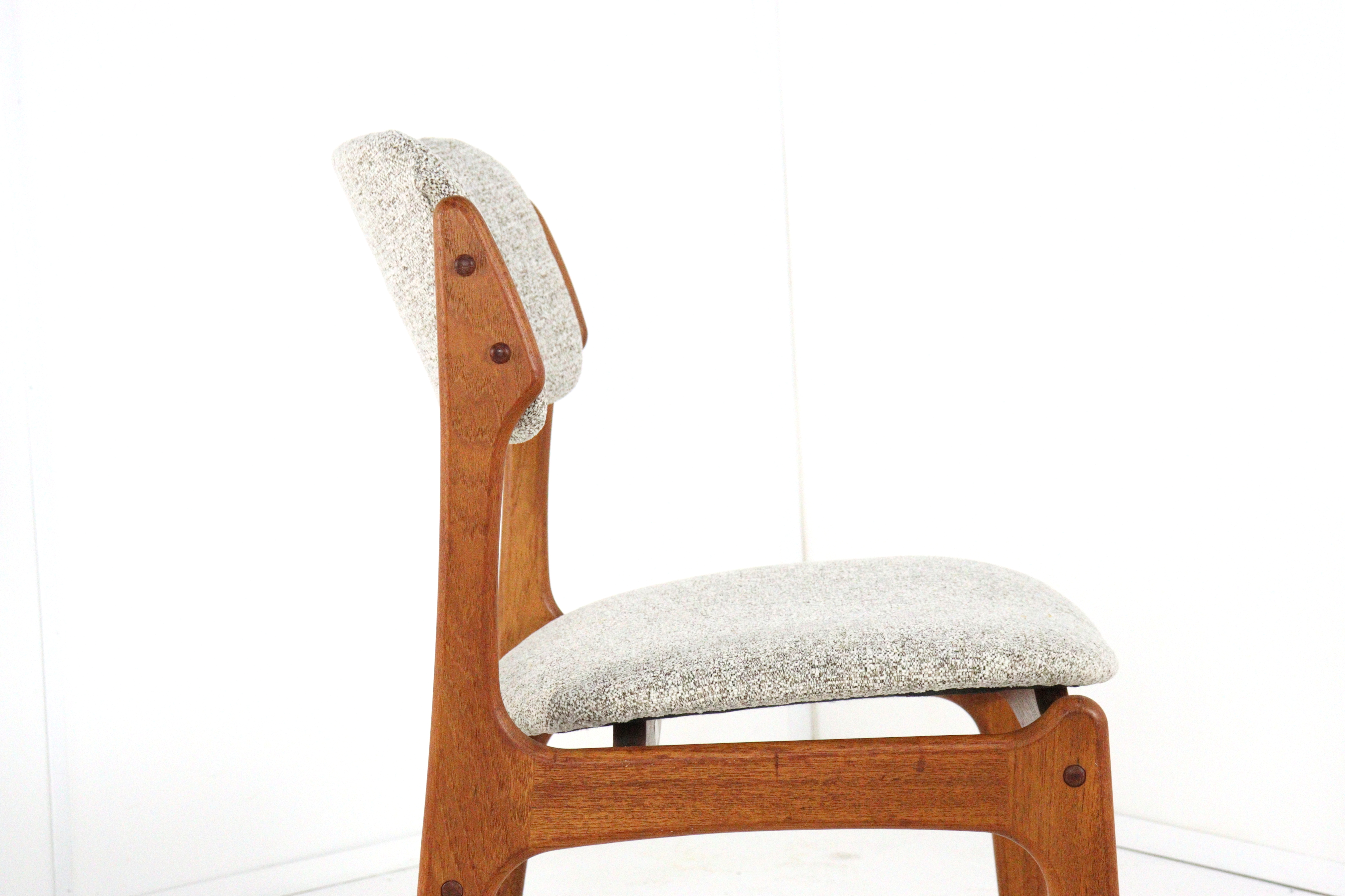 Set van 6 Erik Buch stoelen voor O.D. Møbler 'Bur'