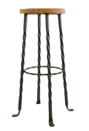 Set van 4 brutalist krukken 'Villingen'