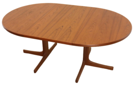 Ronde Deense eettafel 2x verlengbaar 'Bovlstrup'