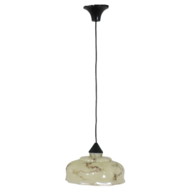 Gemarmerde glazen lamp 'Marmara'