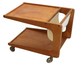 Trolley met lectuurbak