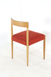 Set van Deense eiken stoelen