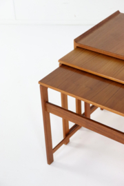 Set van 3 Deense nesting tables