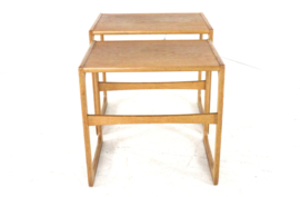 Set of 2 eiken nesting tables