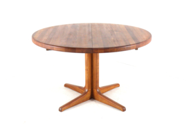 Deense ronde 2x verlengbare eettafel 'Arden'