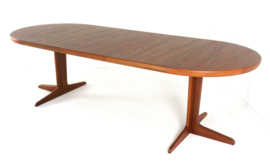 Ronde 3x verlengbare eettafel 'Hampen'