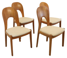 Set van 4 stoelen Niels Koefoed 'Morten' 'Femo'