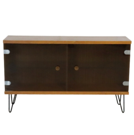 Sideboard met rookglazen deuren 'Putzlehen' | 120 cm