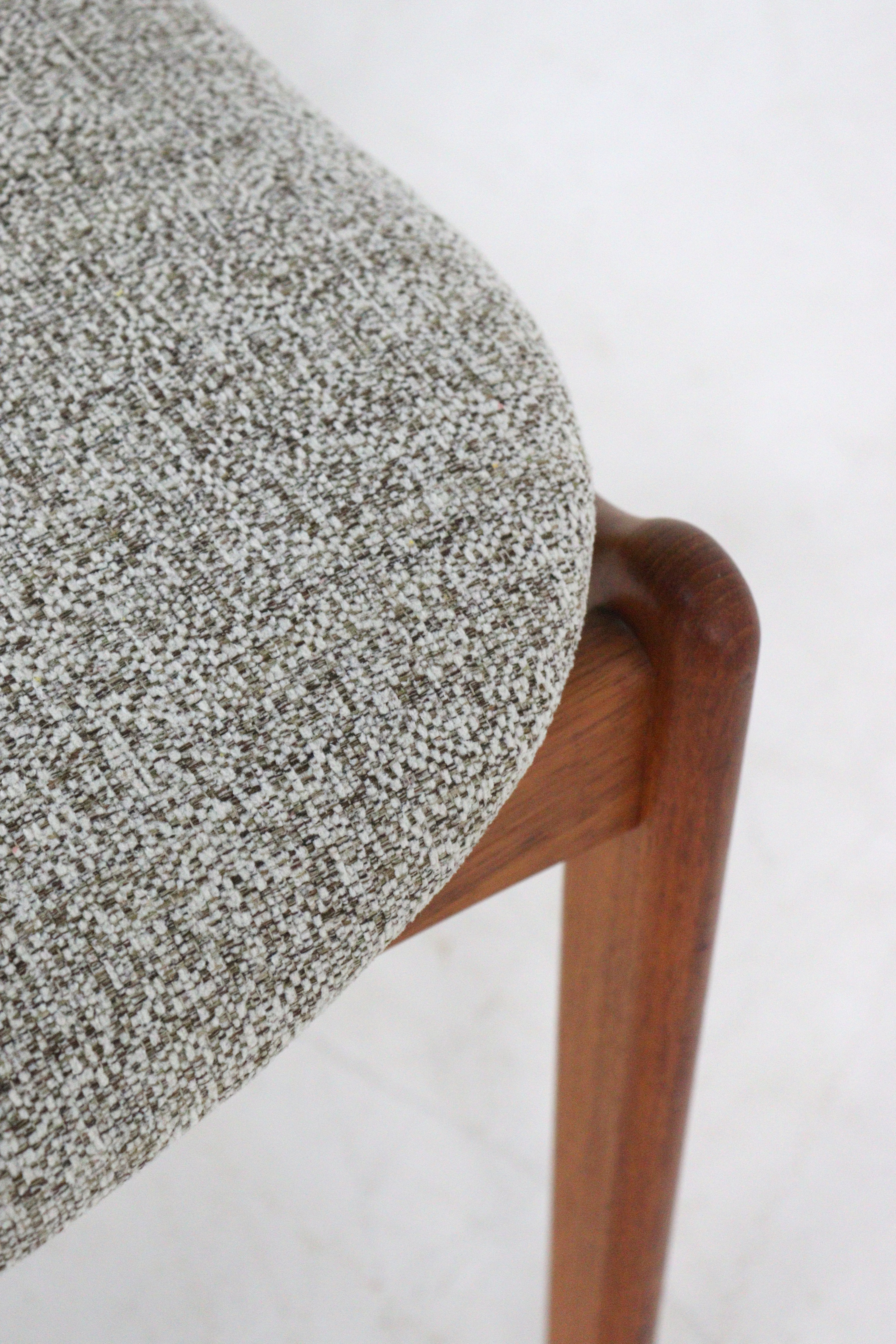 Set van 6 Erik Buch stoelen voor O.D. Møbler 'Bur'