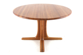 Deense ronde 2x verlengbare eettafel 'Hune'