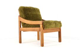 Pine fauteuil 'Gassel' Green