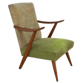 Fauteuil groen/wit 'Vuurbaken'