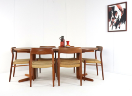 Ronde 2x verlengbare eettafel 'Vorbasse'