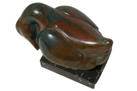 Bronzen sculpture eend 'Paor'