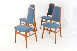Set van 4 Vamdrup eetkamerstoelen 'Vridsted'