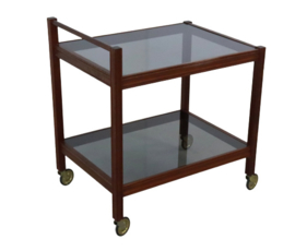Trolley / barcart met rookglas