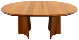 Glostrup ronde 2x verlengbare eettafel 'Flong'