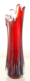 Glazen vaas 'Rosso'