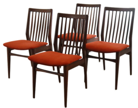 Set van 4 eetkamerstoelen 'Loete'