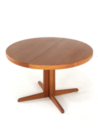 Ronde 2x verlengbare eettafel 'Blans'