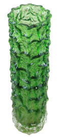 Groen glazen vaas