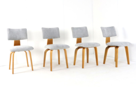 Set van 4 Pastoe SB03 stoelen 'Ewijk'