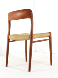 Set van 4 Niels O Möller model 75 stoelen