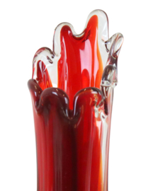 Glazen vaas 'Rosso'
