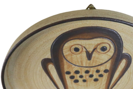 Wandtableau 'uil'