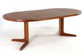 Gudme ronde 2x verlengbare eettafel 'Slumstrup'