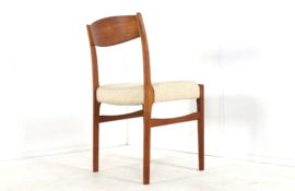 Set van 6 Arne Wahl Iversen voor Glygnore mobelfabrik stoelen
