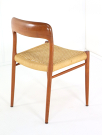 Set van 6 Niels O Möller model 75 stoelen