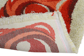 Smyrna seventies vloerkleed 'Fuoco' | 90 x 152 cm