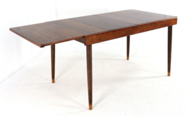 Verlengbare rechthoekige palissander eettafel