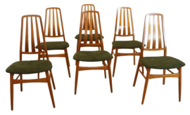 Set van 6 Vamdrup eetkamerstoelen 'Fano'