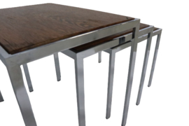 Set nesting tables Pastoe Cees Braakman 'Berkenwoude'
