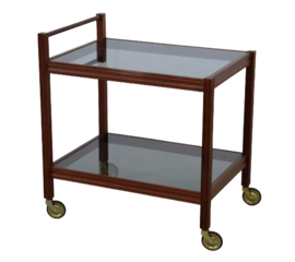 Trolley / barcart met rookglas