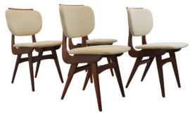 Set van 4 Bako eetkamerstoelen 'Zwaag'