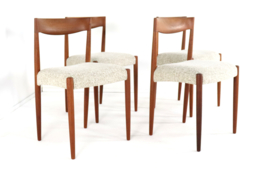 Set van 4 J.C.A. Jensen stoelen 'Hornum'