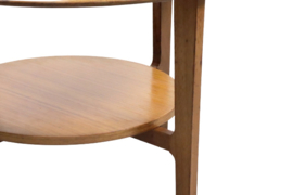 Ronde salontafel met glas "Bomby"