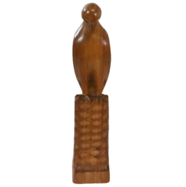 Houten vogel 'Lorre'