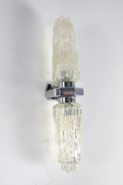 Wandlamp met iceglass