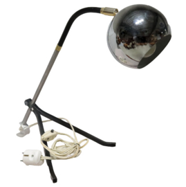 Vintage bureaulamp zilveren bol