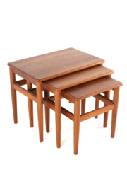 Set van 3 Deense nesting tables